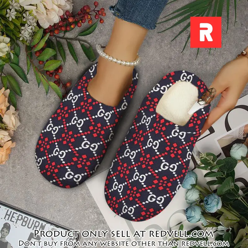 Gucci fleece slippers luxury inhouse slippers ihs1003 rv5202436